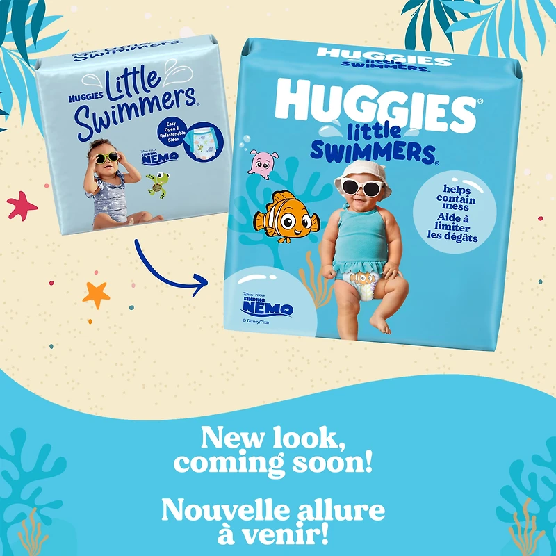 Couches de baignade jetables Huggies Little Swimmers, taille 4 (11 à 15 kg [24 à 34 livres]), 36 unités