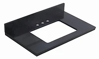 30,5 po. W 18,75 po. D Stone Top En Noir Couleur Galaxy Pour 3H4-po. Robinet AI-17444