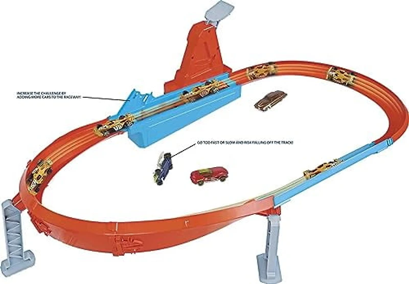 Hot Wheels Jeu de champion Rapid Raceway