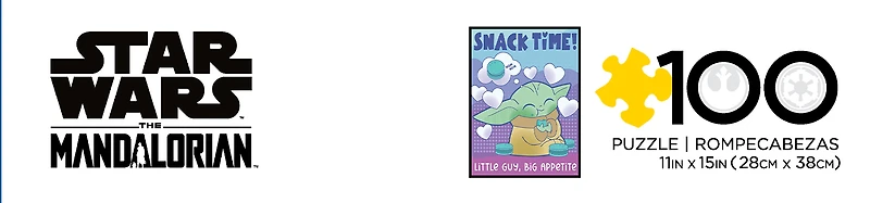 Buffalo Games Star Wars - Snack Time! Puzzle de 100 pièces imbriqué pour adultes de 6 à 99 ans