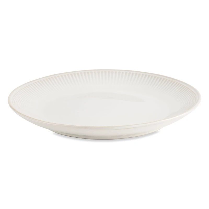 Assiette à dîner en grès crème Sawyer de Better Homes & Gardens