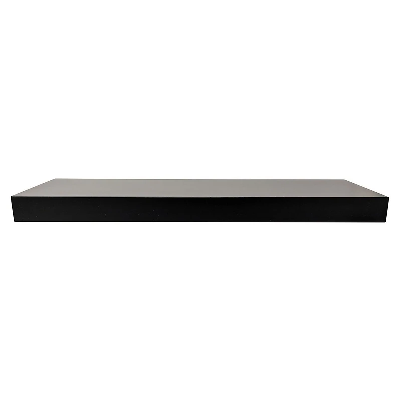 Hometrends 18 inch Black Floating Shelves - 2 PC Set