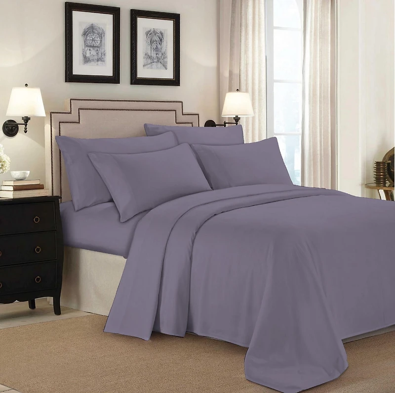 Ensemble de draps en bambou 450 fils Johnson Home