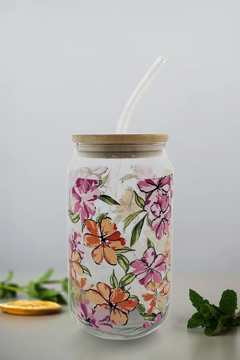 Mainstays Can feuille de verre rose