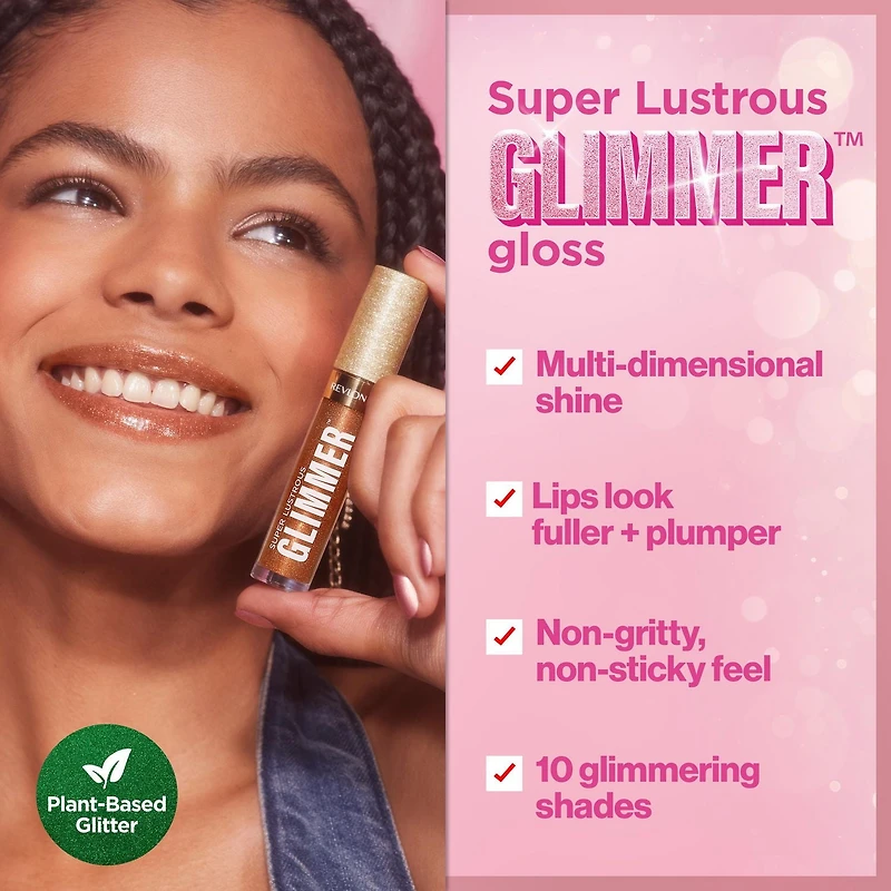 Super Lustrous Glimmer™ Gloss, High Shine Lip Gloss, 0.13 fl oz
