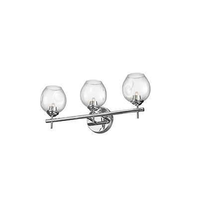 Dainolite ABI-203W-PC 3 Light Polished Chrome Vanity