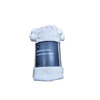 hometrends Caravan Pom Pom Plush Throw