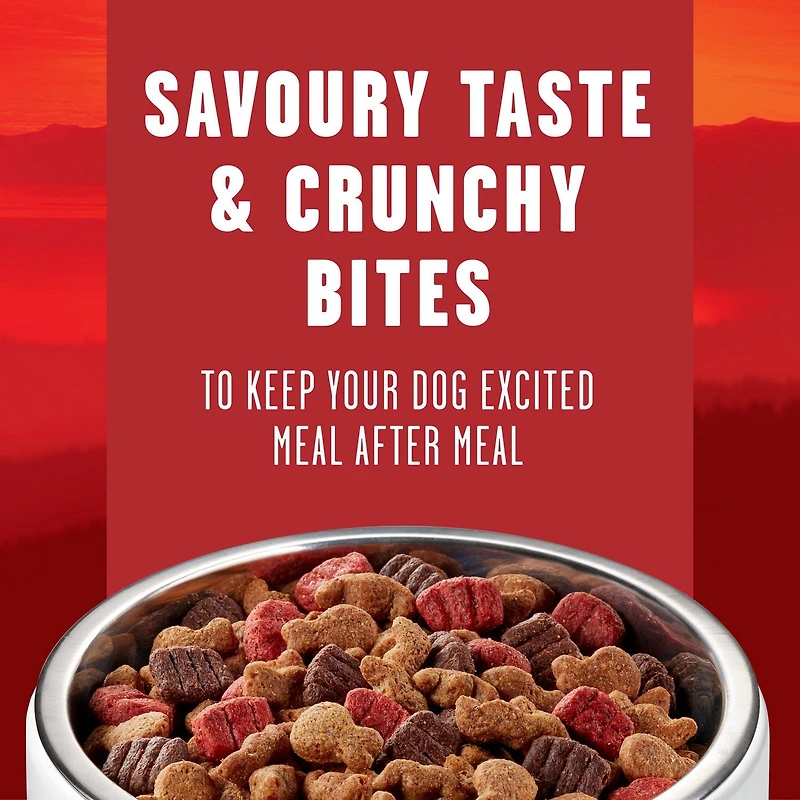 Alpo Grillades Classiques Saveurs de Porc, de Boeuf, de Poulet et de Légumes, Nourriture pour Chiens 7,2-16 kg