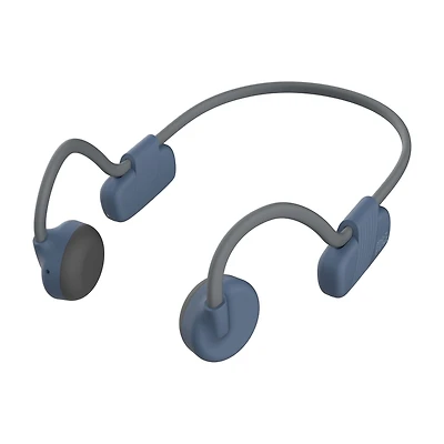 myFirst Kids Airwaves : Casques sans fil à oreilles ouvertes pour enfants - Écoute sûre, longue autonomie de batterie, nouveau modèle - Couleur bleue