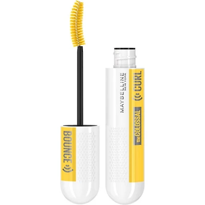 Maybelline New York Volum' Express® - Eye Makeup Colossal Curl Bounce Washable Mascara Makeup, Very Black, 9.76 ml, Now big volume meets bouncy curl in a mascara.
