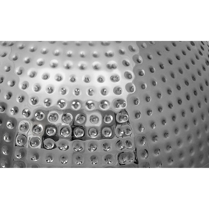 IH Casa Decor Salad Bowl À Salade Martelée En Acier Inoxydable 9.50" - Ensemble De 2