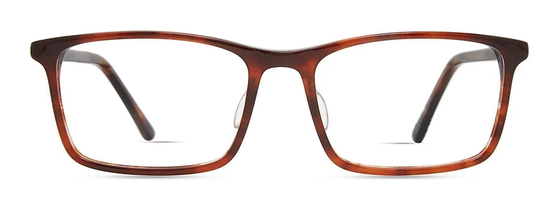 KIN Mens Prescription Eyeglasses, Zane, Dark Tortoise, 55-17-140