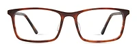 KIN Mens Prescription Eyeglasses, Zane, Dark Tortoise, 55-17-140