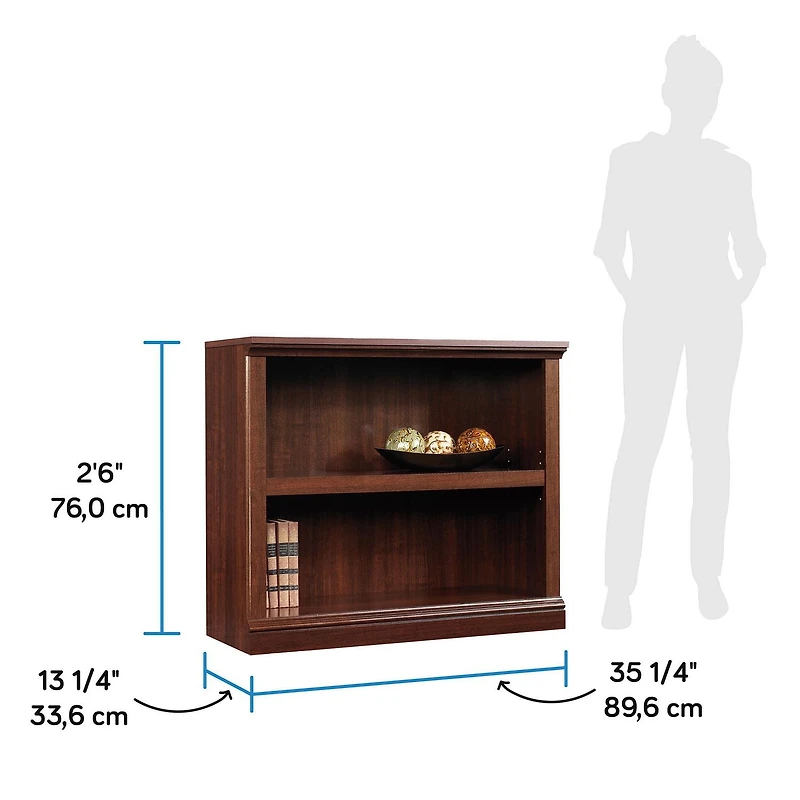 Sauder Select 2-Shelf Bookcase