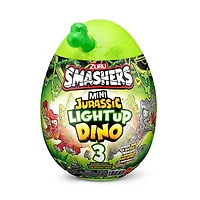 Mini oeuf de dinosaure jurassique allumant Smashers
