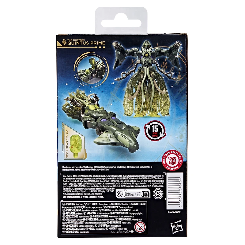 Transformers Age of the Primes Deluxe Class The Thirteen Quintus Prime Action Figure