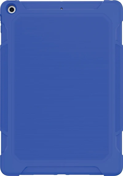 Slim Rugged Gel Case for iPad 10.2 inch- Black & Blue, Drop tested to 4 ft