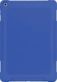 Slim Rugged Gel Case for iPad 10.2 inch- Black & Blue, Drop tested to 4 ft