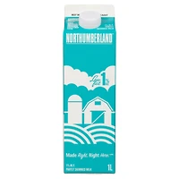 Lait partiellement écrémé 1 % Northumberland 1 litre