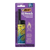 Briquets BIC EZ Reach, Le briquet longue tige parfait (1,45 po), couleurs assorties, paquet de 1