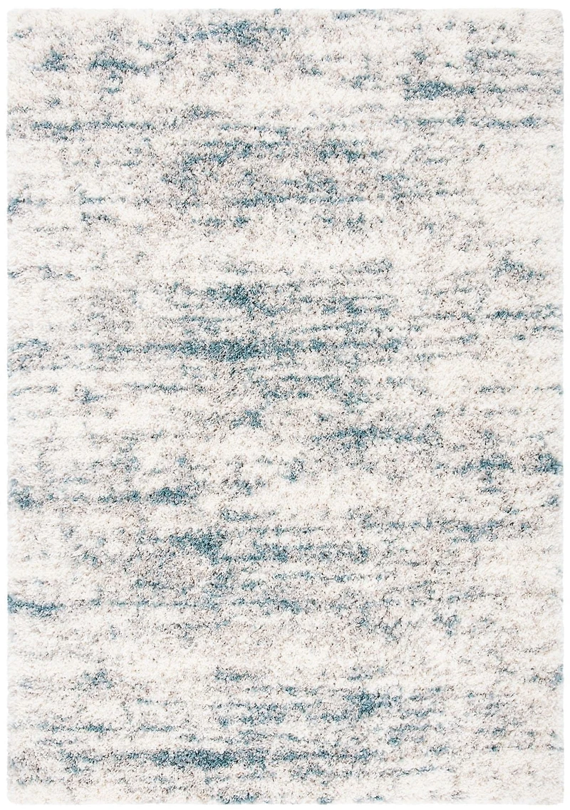 SAFAVIEH Fontana Einri Distressed Abstract Plush Shag Area Rug