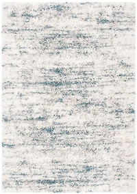 SAFAVIEH Fontana Einri Distressed Abstract Plush Shag Area Rug