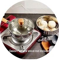 SUNWEALTH 18/8 Stainless Steel Steamer Insert (20cm)