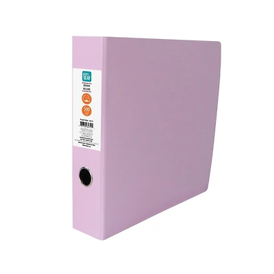 Reliure en poly ultrarésistante 2", Slant D-Ring, PURPLE Pen + Gear 5,1 cm, sans PVC, antiadhésif