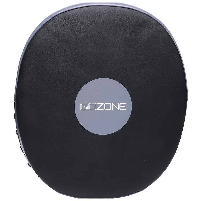 GoZone Punch Mitts – Boxing Focus Mitts – Black/Grey, Thick foam padding