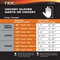 V5.0 Powertek Hockey Gloves 14''