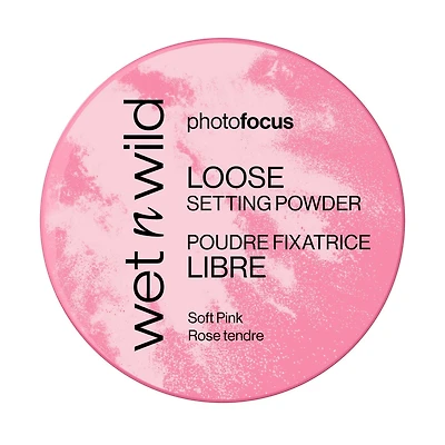 Photo Focus Loose Setting Powder - Soft Pink, Radiant setting powder