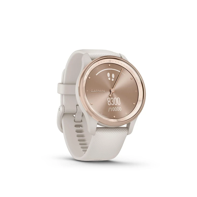 Montre intelligente hybride Garmin vívomove® Trend avec revêtement PVD