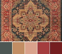 ECARPET Lux Traditional Area Rug for Living Room, Bedroom, Dining Entrance, Hallway and More.