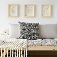 Œuvre d'art encadrée de Macramé tissé Design 1 hometrends