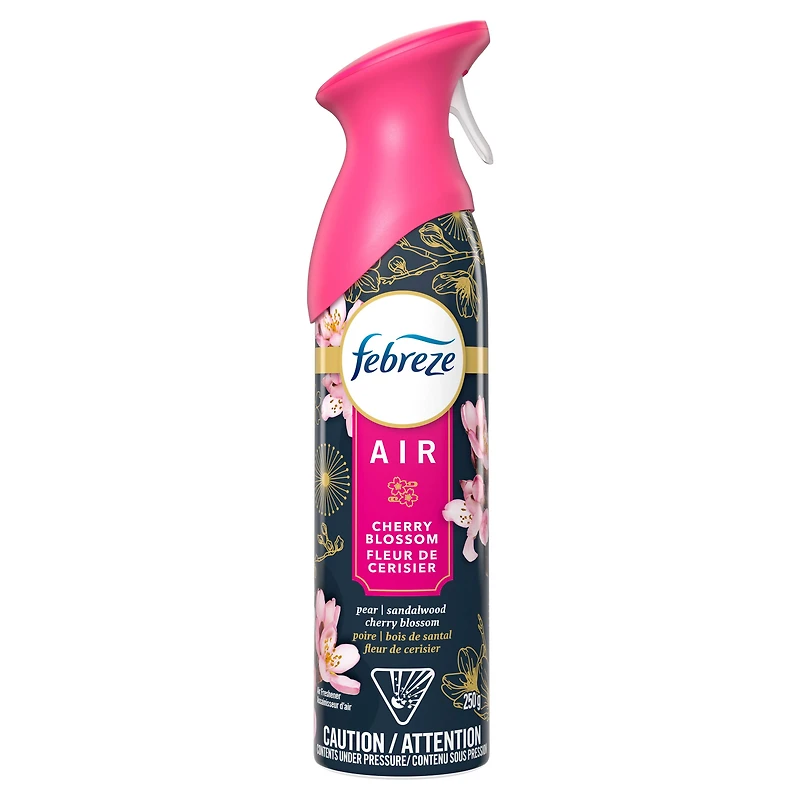Assainisseur d’air en vaporisateur Febreze, assainisseur d’air pour la maison, parfum Fleur de cerisier
