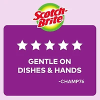 Scotch-Brite® Delicate Duty Scrub Sponge, Pack of 3