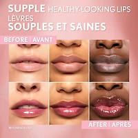 COVERGIRL Clean Fresh Brillant à lèvres Yummy infusé d'acide hyaluronique et d'antioxydants d'origine naturelle, pur, sain