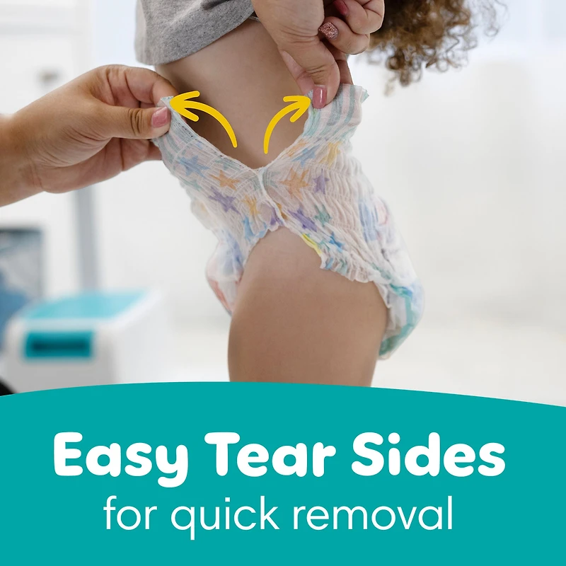 Pampers Easy Ups Girls & Boys Potty Training Pants, Size 4 (2T3T), Peppa Absorbent Training Underwear, Up to 100% Leakproof Day and Night, Hypoallergenic