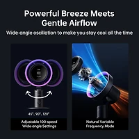 Jisulife Table Fan Pro3 Dark Grey