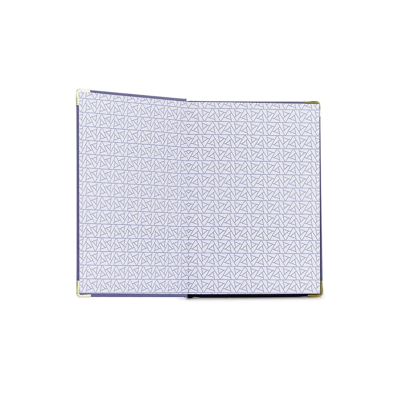 Journal Hilroy® À Bordure Dorée Bleue,7X10 Journal