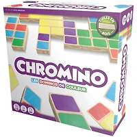 Chromino (French/English Bilingual) – Board Game – Strategy/Family Game – Family Fun Game – Ages 6+ – 1 to 6 Players – 30 to 45 Minute Playtime
