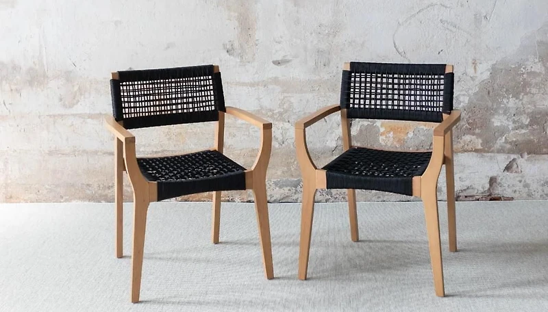 Chaise à dîner Maui (2 pièces)