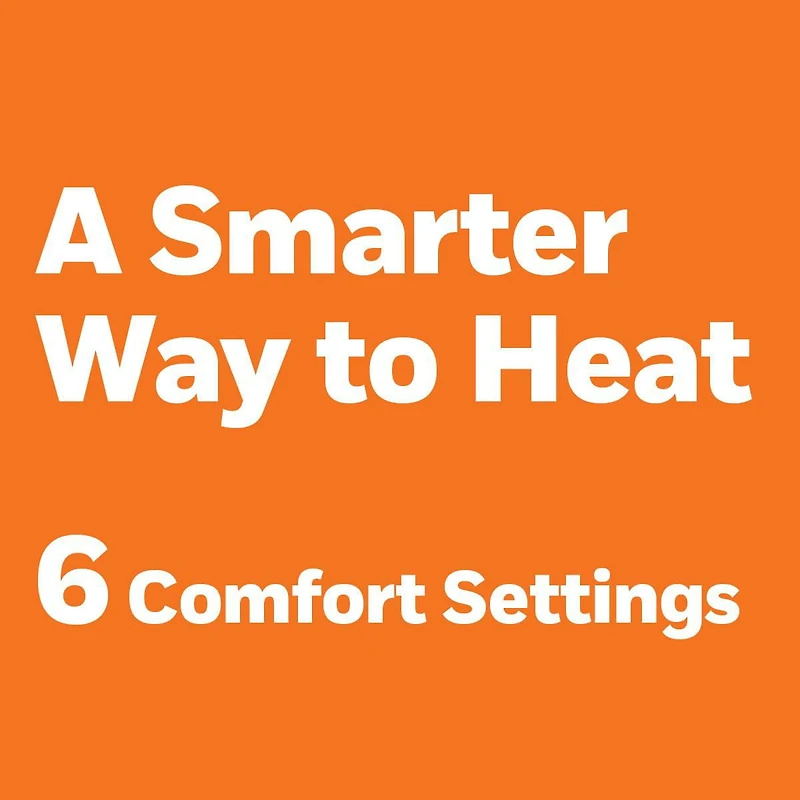 Honeywell HCE845BC HeatGenius™ Chaufferette en céramique à deux zones Façon plus futée de chauffer