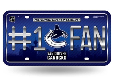Plaque d’immatriculation NHL Vancouver Canucks