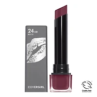 COVERGIRL Exhibitionist Ultra Matte Lipstick, No Cracking, No flaking, Increases Lip Moisture by up to 40%, Lasts up to 24h