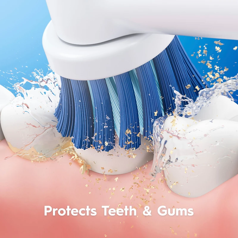 Brosse à dents électrique Oral-B Pro 300 Sensitive Clean Vitality avec (1) brossette, rechargeable, blanc Brosse à dents avec (1) brossette