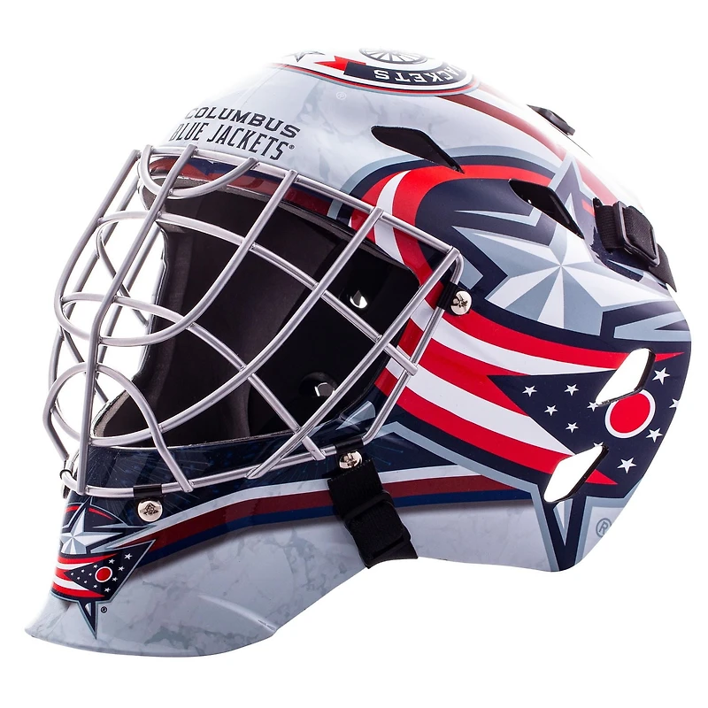 Franklin Sports GFM 1500 NHL Blue Jackets Goalie Face Mask,