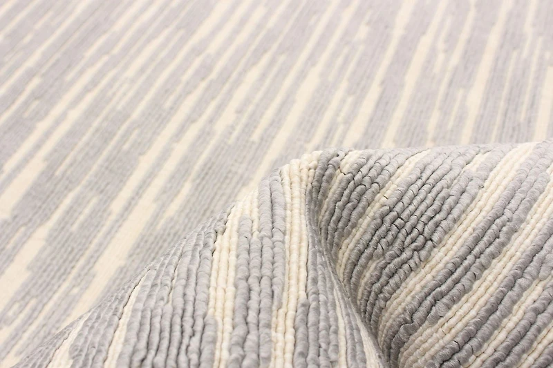 ECARPET Indoor/Outdoor for Balcony, Patio and Garden Yeta Light Grey Rug
