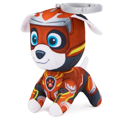 PAW Patrol : La Super Patrouille le film, Peluche Marcus Super Patrouille de 10 cm, animaux en peluche miniatures avec attache pour porte-clés, jouets pour garçons et filles à partir de 3 ans