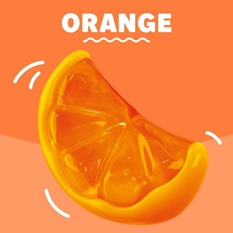 Goûters À La Gelée Réfrigéré À Saveur D'Orange, Paquet De 4 Coupes x 96g